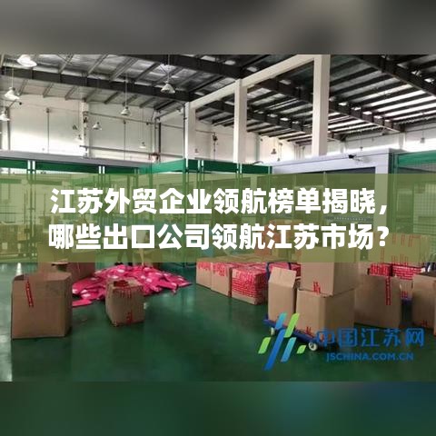 江蘇外貿(mào)企業(yè)領(lǐng)航榜單揭曉，哪些出口公司領(lǐng)航江蘇市場？