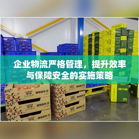 企業(yè)物流嚴(yán)格管理，提升效率與保障安全的實(shí)施策略