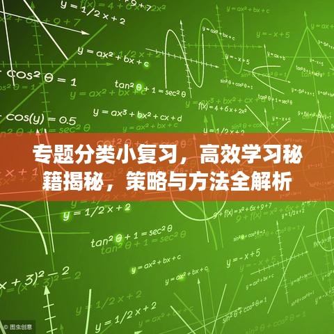 專題分類(lèi)小復(fù)習(xí)，高效學(xué)習(xí)秘籍揭秘，策略與方法全解析
